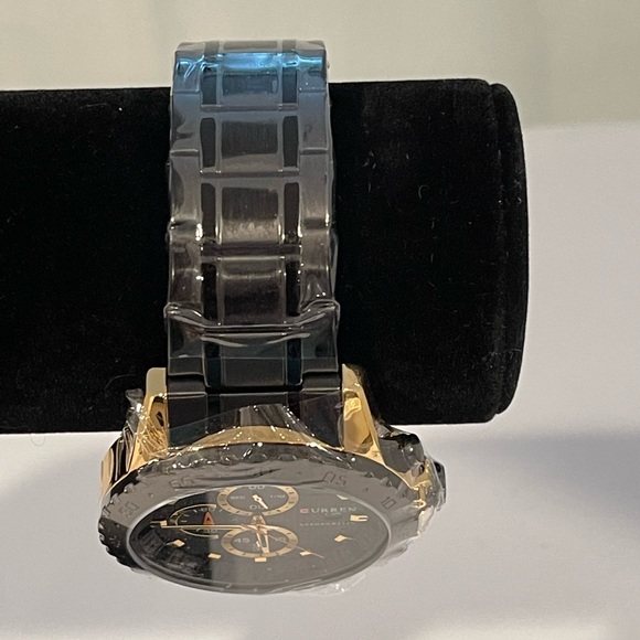 Curren Men Stainless Steel Chronograph Quartz Watch. Color Black/Gold. - Picture 3 of 11